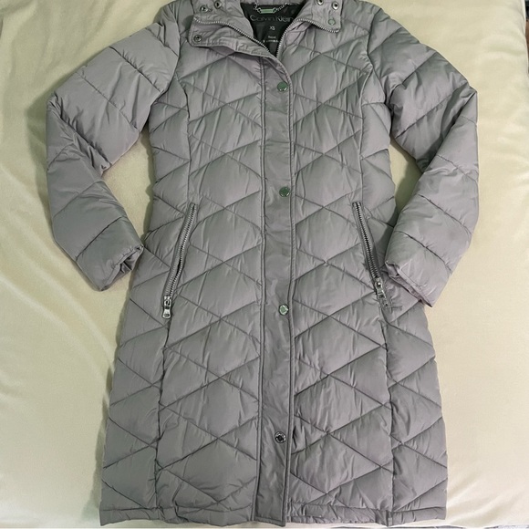 Calvin Klein Repel -8 Warmth Factor Snow Gray Coat Size Extra Small - Picture 1 of 6